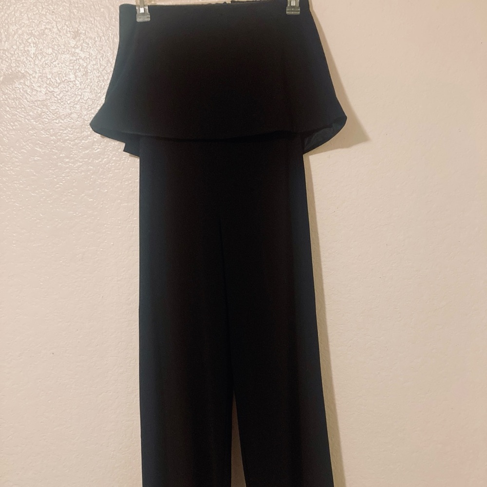 DO+BE Black Strapless Jumpsuit